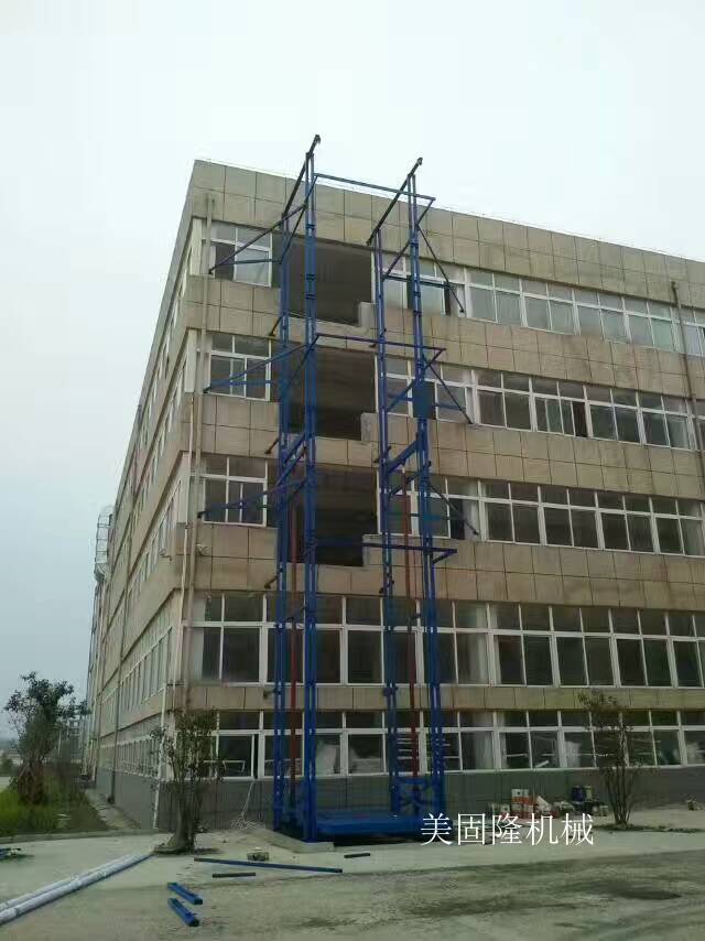 固原室外双臂导轨式升降机厂家
